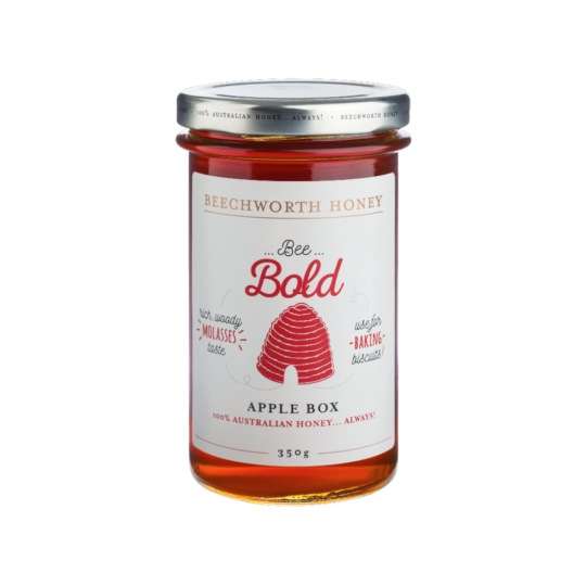 BBAPBOJAR350 _Beechworth-Honey-Bee-Bold-Apple-Box-Jar
