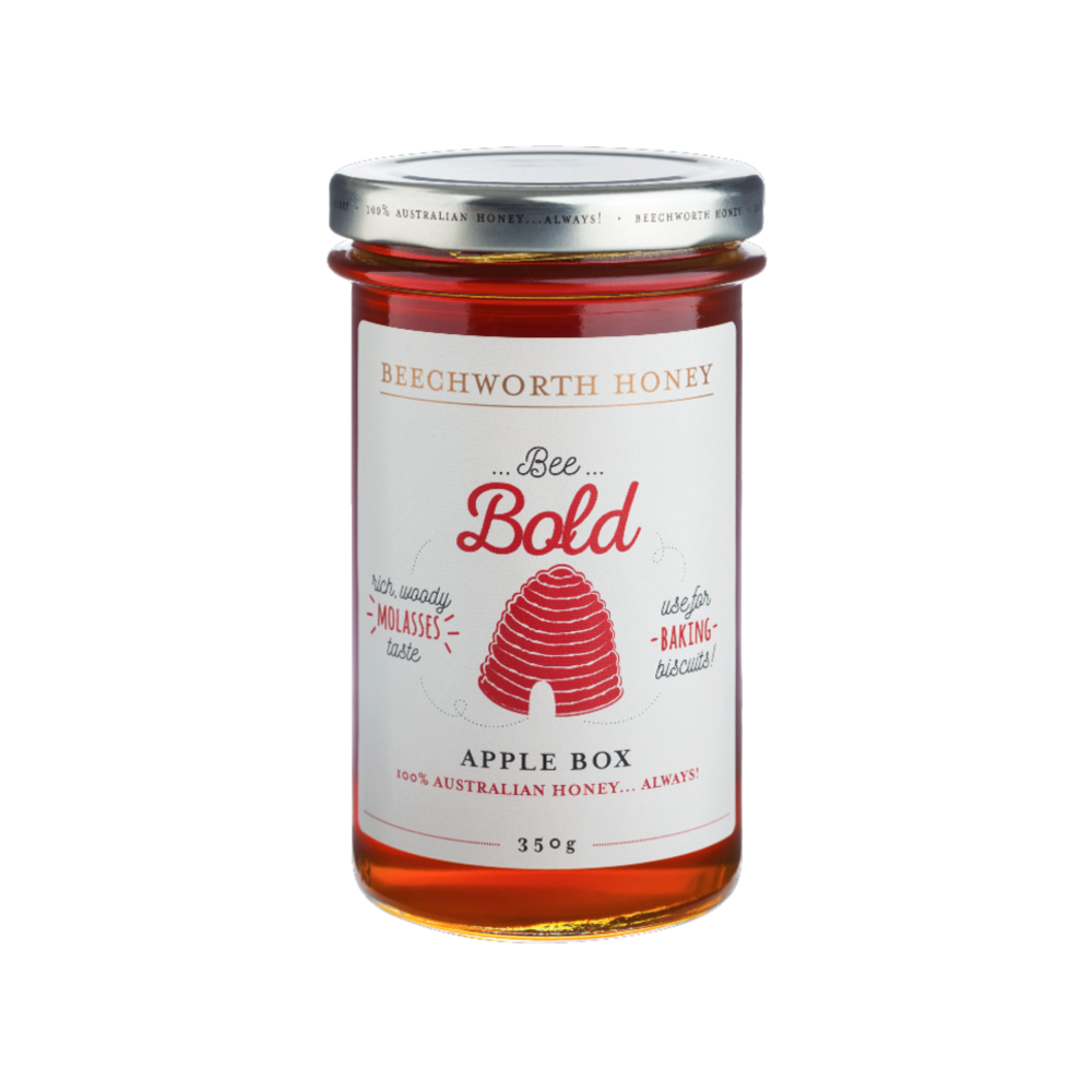 BBAPBOJAR350 _Beechworth-Honey-Bee-Bold-Apple-Box-Jar