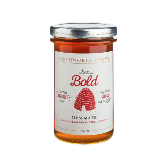 BBMESSJAR350_Beechworth-Honey-Bee-Bold-Messmate-Jar