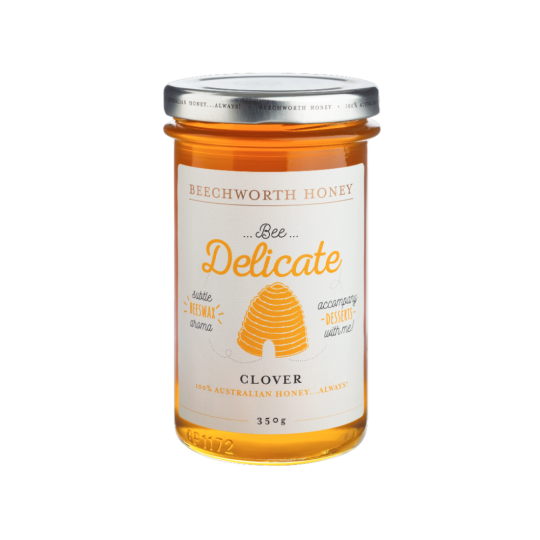 BDCLOVJAR350 _Beechworth-Honey-Bee-Delicate-Clover-Jar