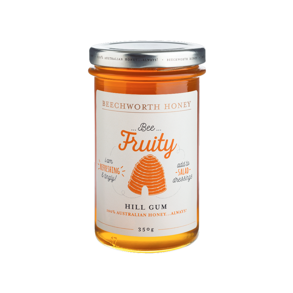 BFHIGUJAR350 _Beechworth-Honey-Bee-Fruity-Hill-Gum-Jar