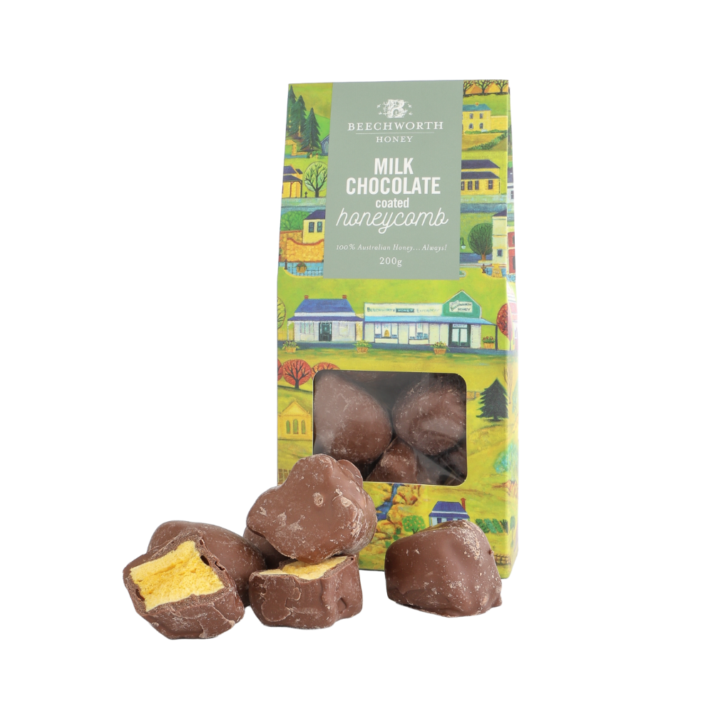 Beechworth Honey Milk Chocolate Coated Honeycomb 200g