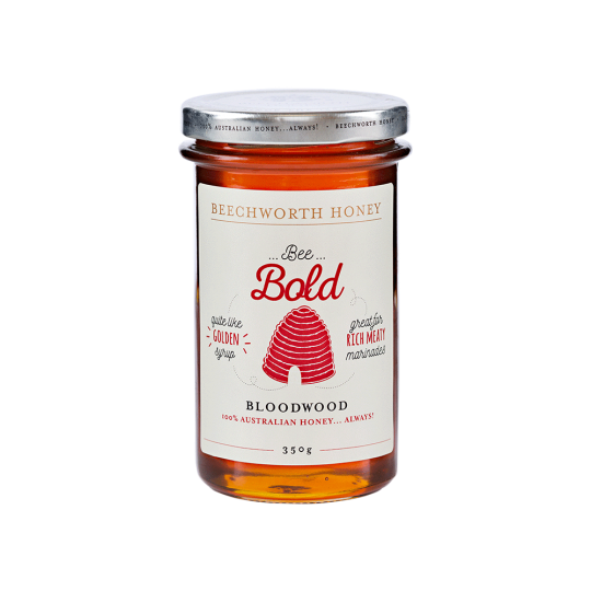 BBBLOOJAR350-_Beechworth-Honey_Bee-Bold-Bloodwood-Honey-Jar