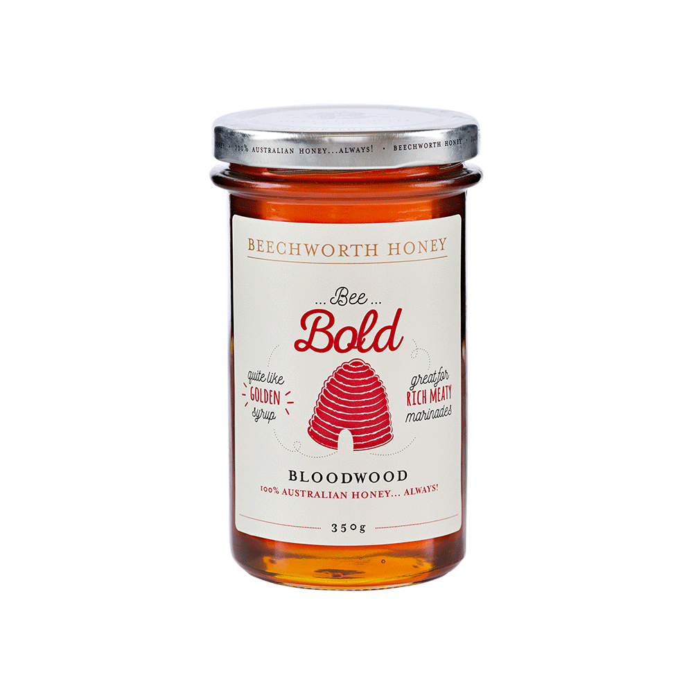 BBBLOOJAR350-_Beechworth-Honey_Bee-Bold-Bloodwood-Honey-Jar