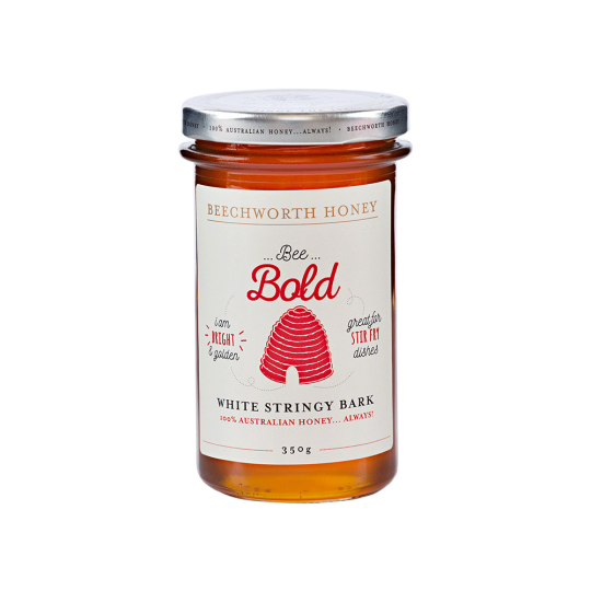 BBWHSBJAR350_Bee-Bold-White-Stringy-Bark-Honey-350g-Jar---LE