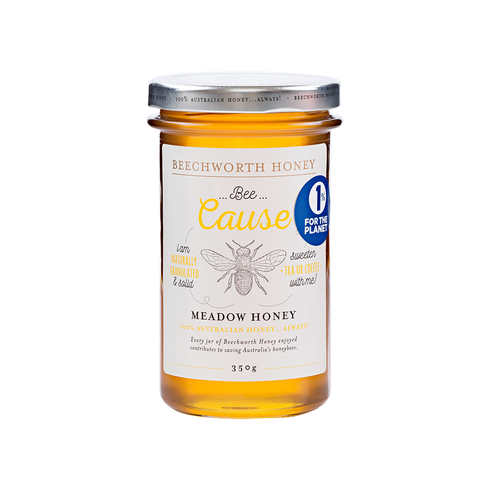 Bee Cause Meadow Honey Jar 350g