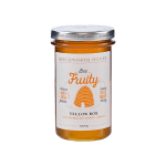 BFYEBOJAR350_Bee-Fruity-Yellow-Box-Honey-350g-Jar