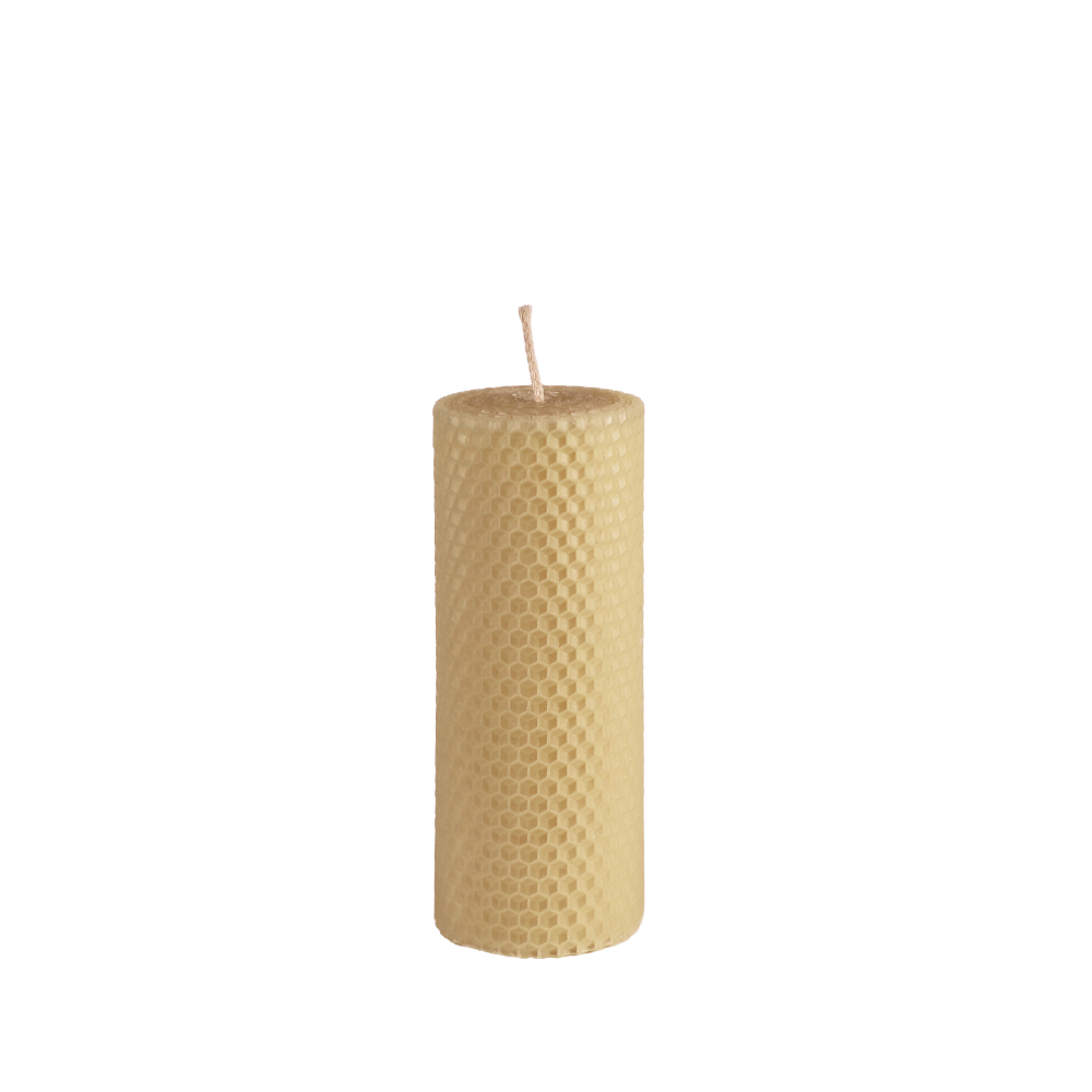 Beechworth Honey Hand Rolled Beeswax Candle 6cm Wide Medium