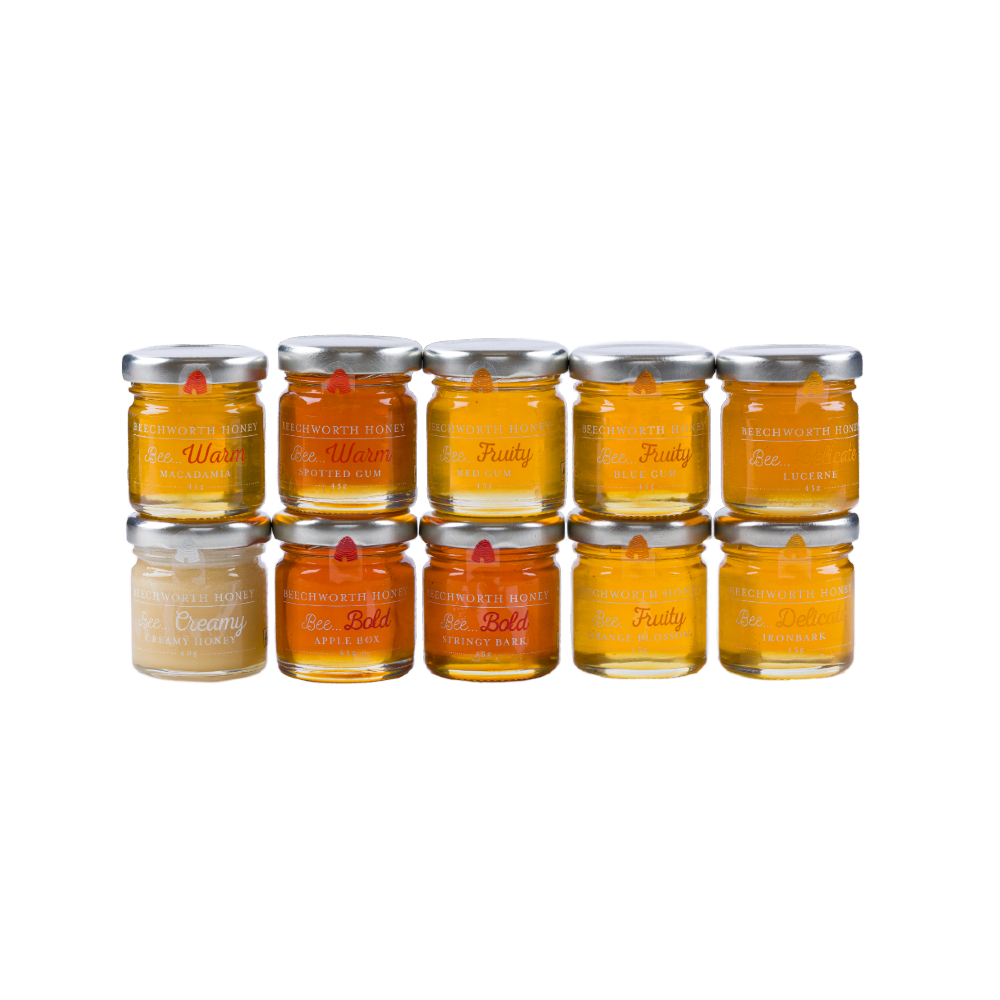 GPSAMPJAR10x45 - Honey Sampler 10 Pack (jars only)