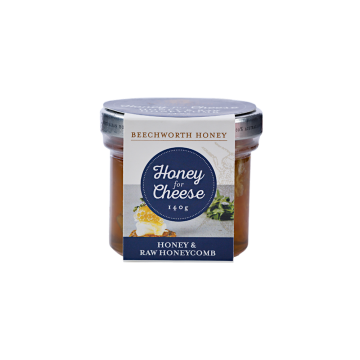 HFCHOHOJAR140---Honey-for-Cheese---Bee-Raw-Honey-&-Honeycomb-140g