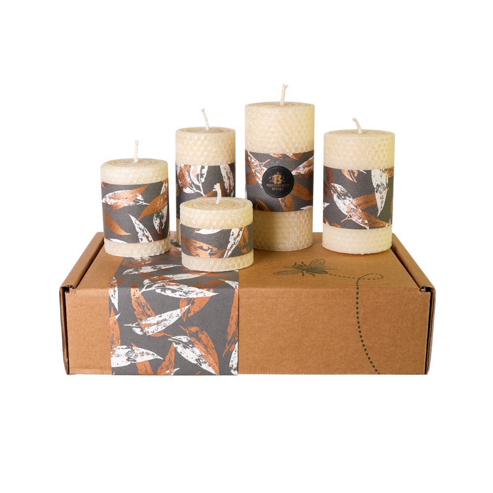 Rolled Beeswax Candle Gift Pack