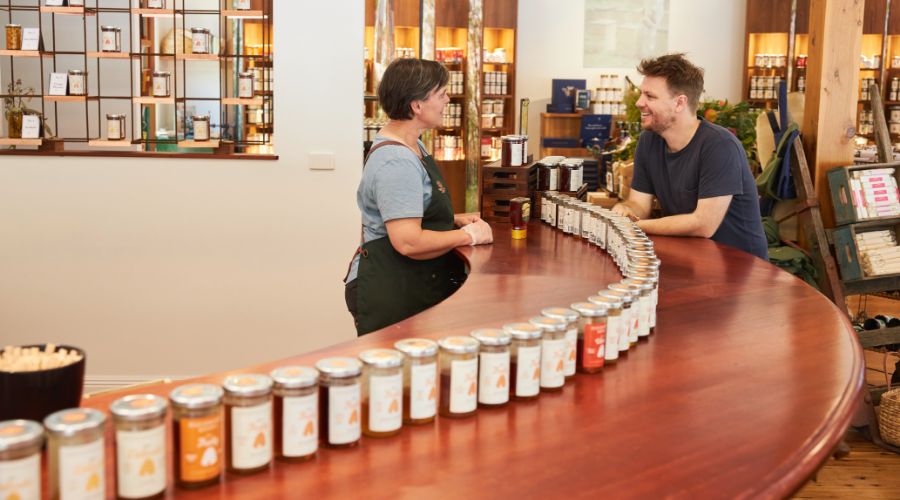 Beechworth Honey Shop Tasting Counter