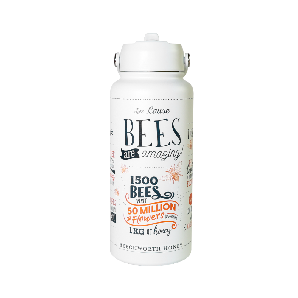 'Bees Are Amazing!' Stainless Steel Drink Bottle