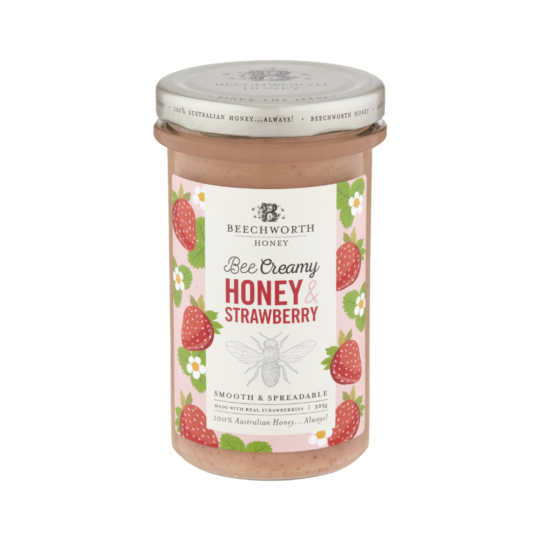 Bee Creamy Honey & Strawberry Jar 325g