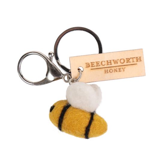 KEYRING-BEE_Felt-Bee-Keyring