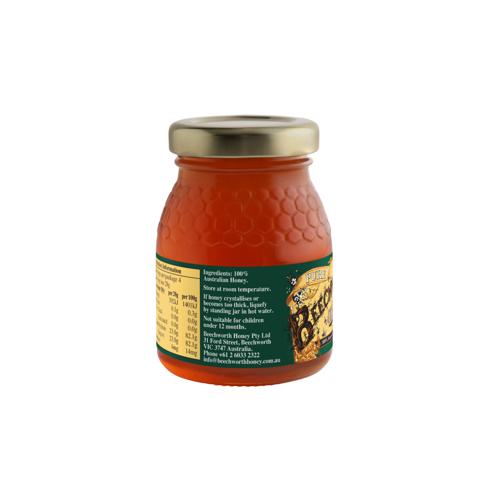 Traditional Honey 130g Jar - Side1
