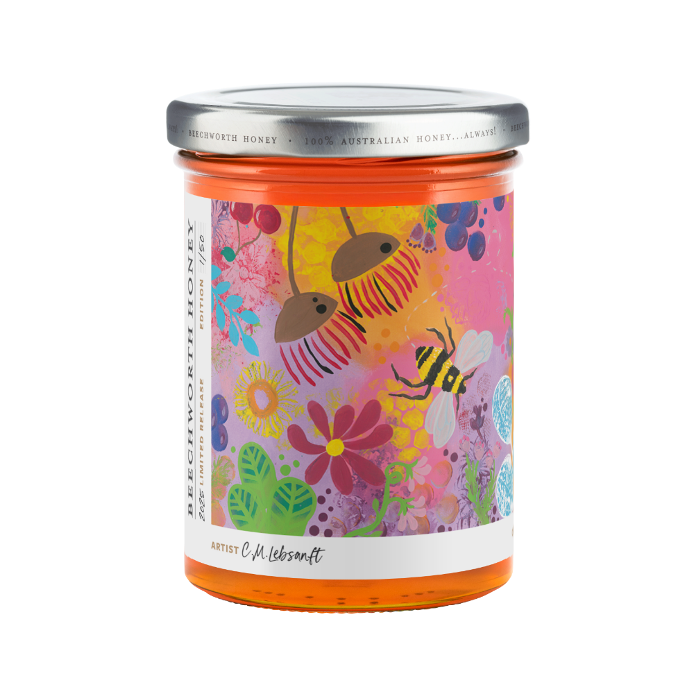 POLL25JAR550-CM_Pollinate-Honey-2025_C-M-Lebsanft_550g_front